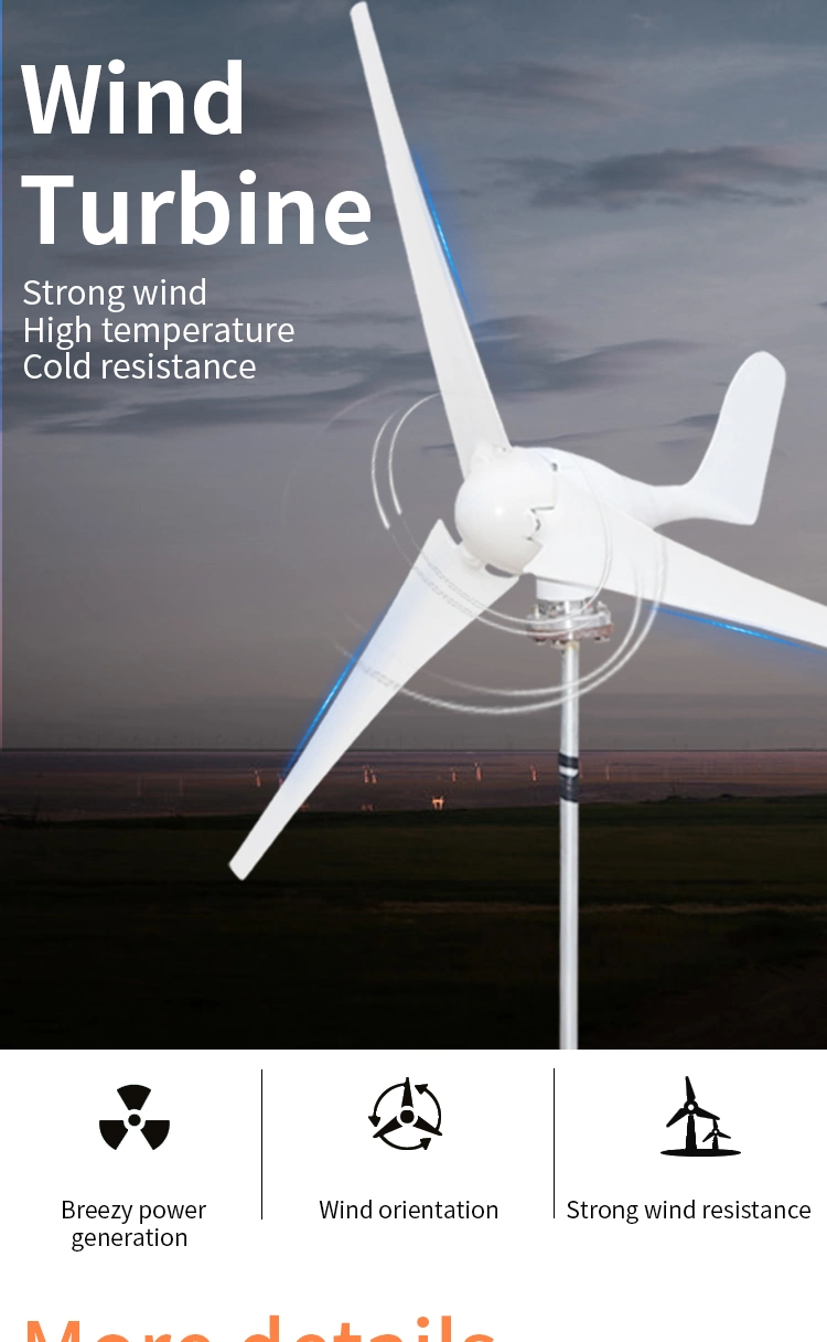 Wholesale Household White 100W 200W 300W Wind Turbine Wind Power Generator Marine Wind Generators